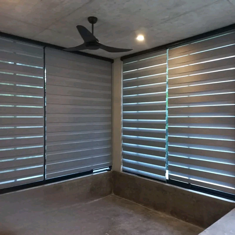 Zebra blind kombinasi terang dan teduh